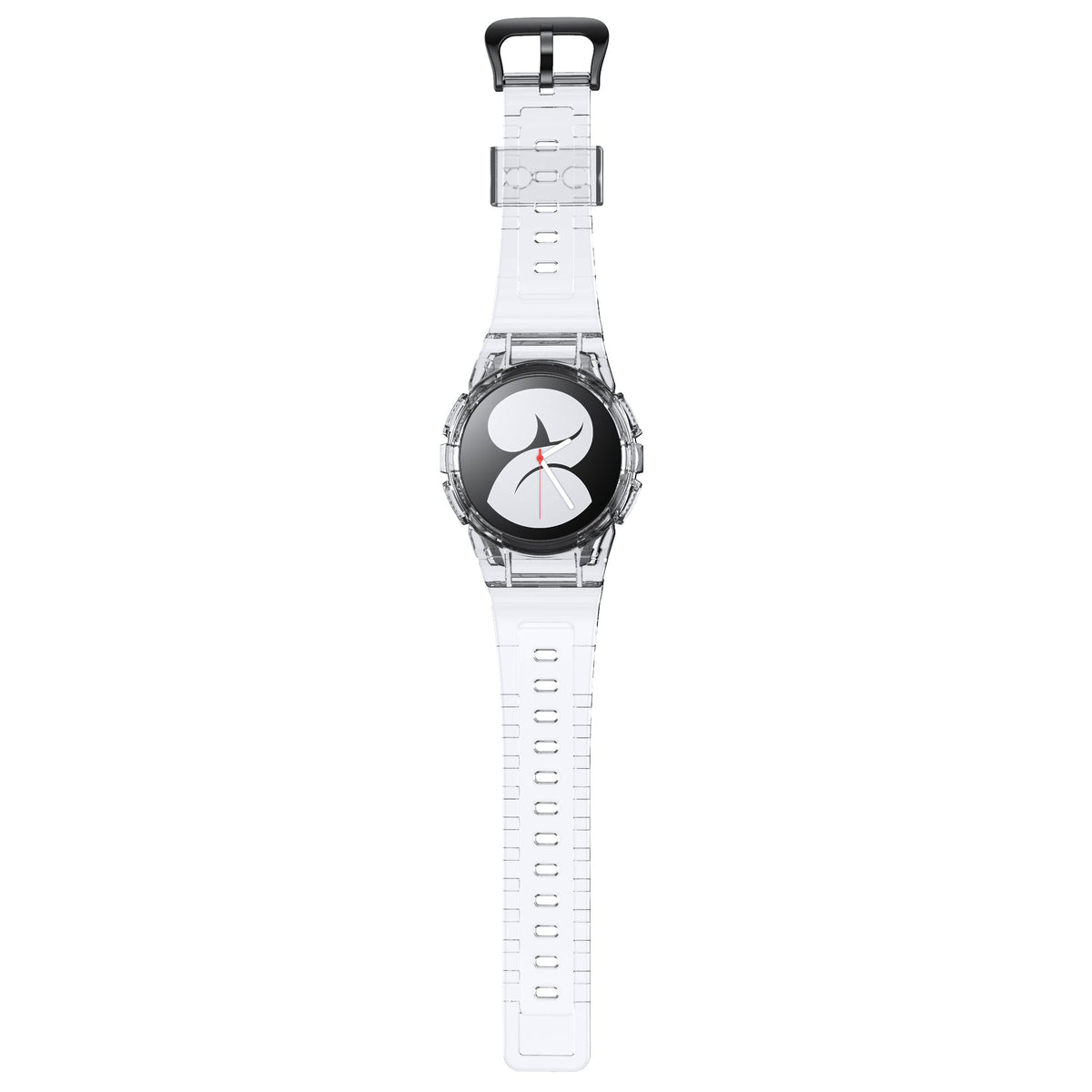 Hülle und Armband 40 mm TPU für Samsung Galaxy Watch 5 4 Smartwatch Transparent | System-S