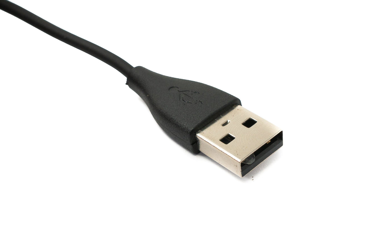 SYSTEM-S USB 2.0 cable 120 cm charging station for Fitbit Charge 3 Smartwatch in black