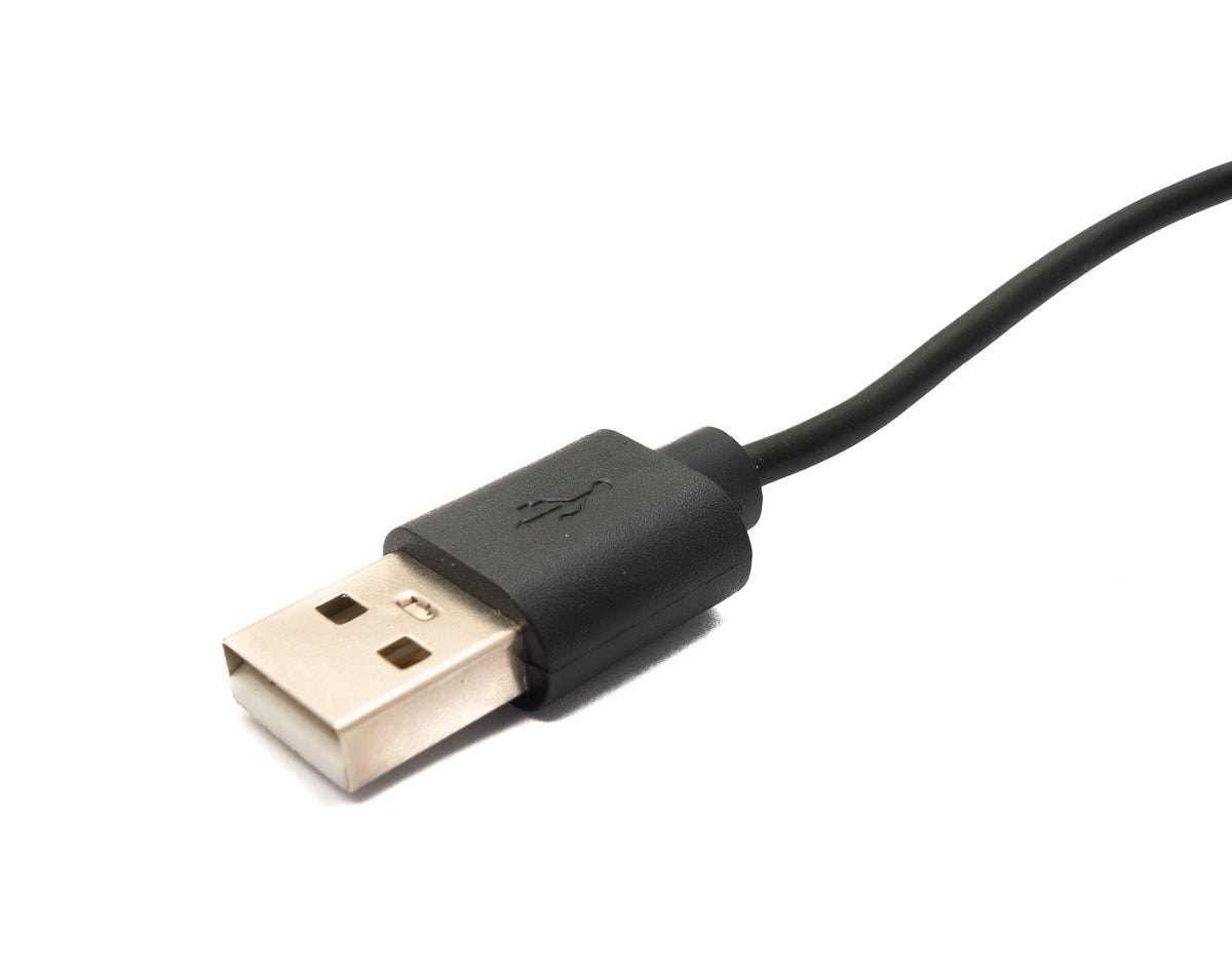 USB 2.0 Kabel 80 cm Ladestation für Huawei Watch 1 Smartwatch 5V in Schwarz | System-S