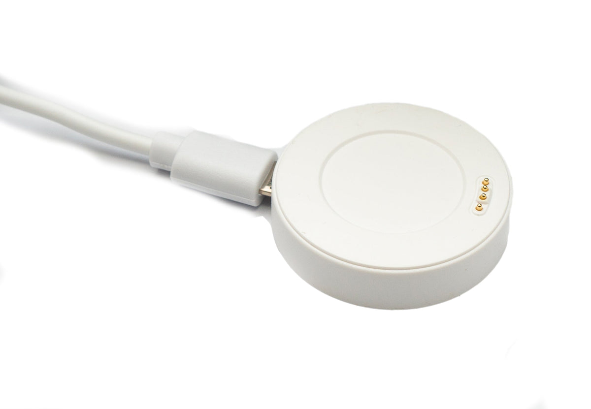 USB 2.0 Kabel 80 cm Ladestation für Huawei Watch 1 Smartwatch 5V in Weiß | System-S