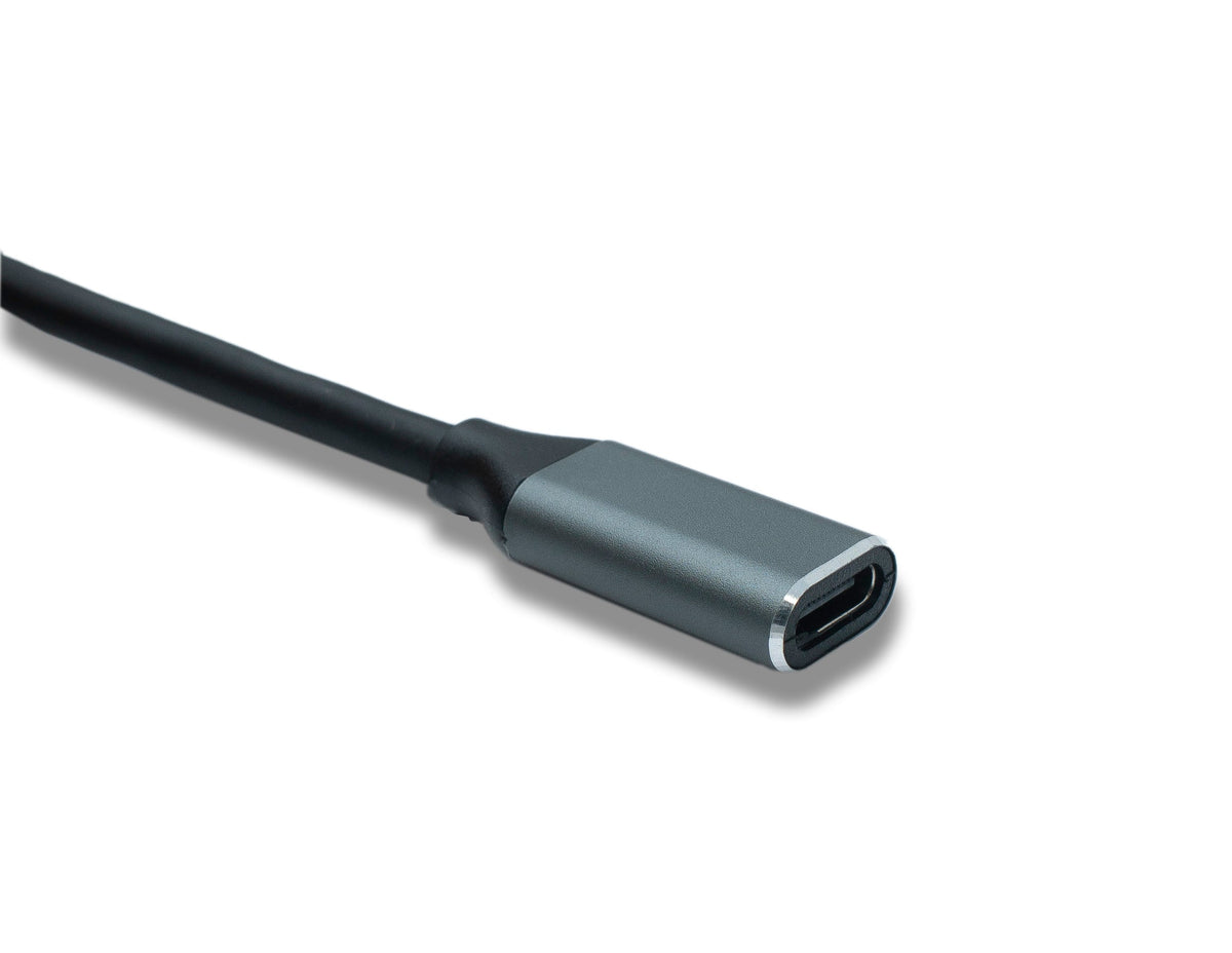 USB 3.1 Gen 2 Kabel 50 cm Typ C Stecker zu Buchse 10 Gbit/s 100W | System-S