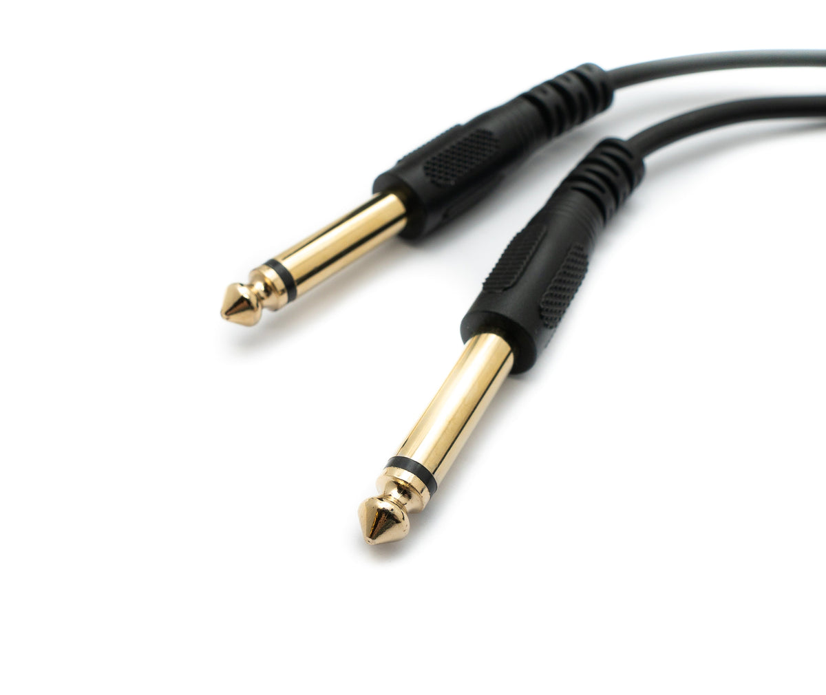 Audio Y Kabel 150cm 6,35 mm Stereo AUX Klinke Stecker & Stecker zu 3,5 mm Stecker | System-S