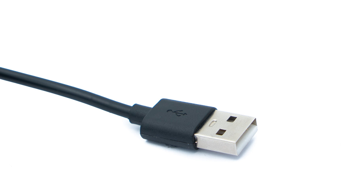 USB 2.0 Kabel 5 m Micro B Stecker zu Typ A Stecker in Schwarz | System-S