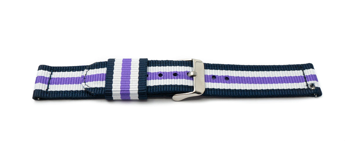 SYSTEM-S 20 mm nylon strap for Samsung Galaxy Watch 4 Smartwatch in color
