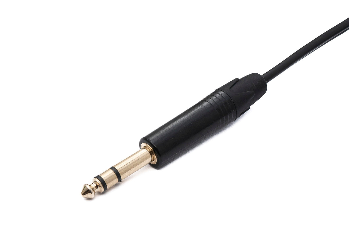 SYSTEM-S Audio Y jack cable 100 cm 2x 6.35 mm 2-pin plug to 1x plug AUX