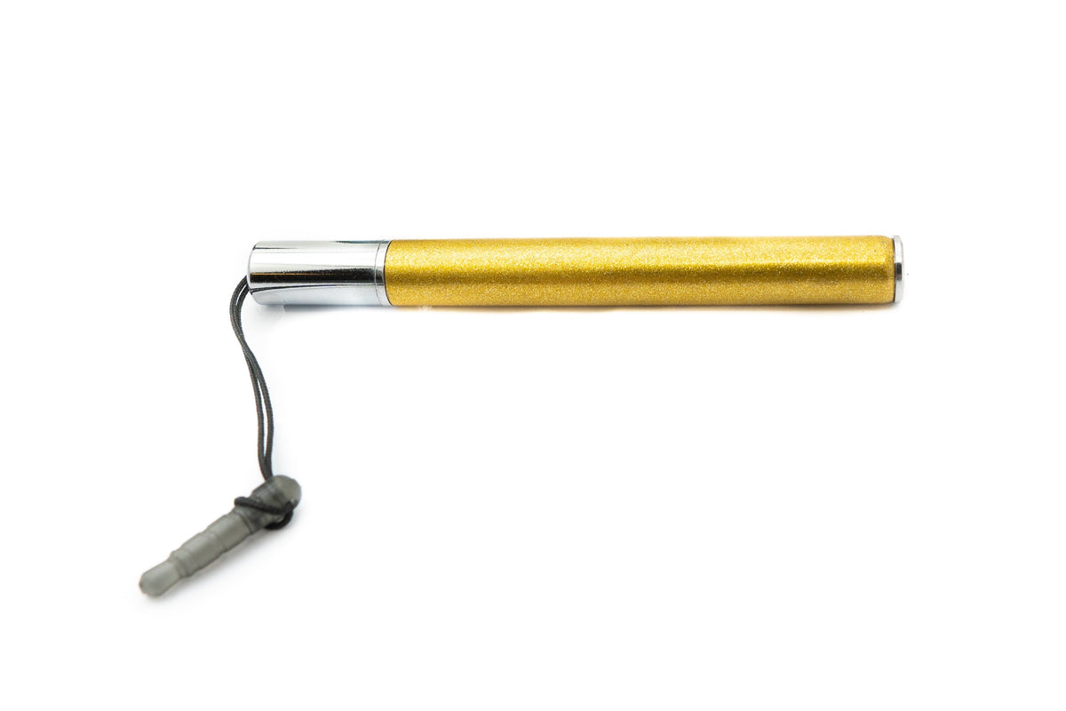 Touchpen Stylus aus Aluminium in Gelb für Tablet Smartphone Laptop Surface | System-S