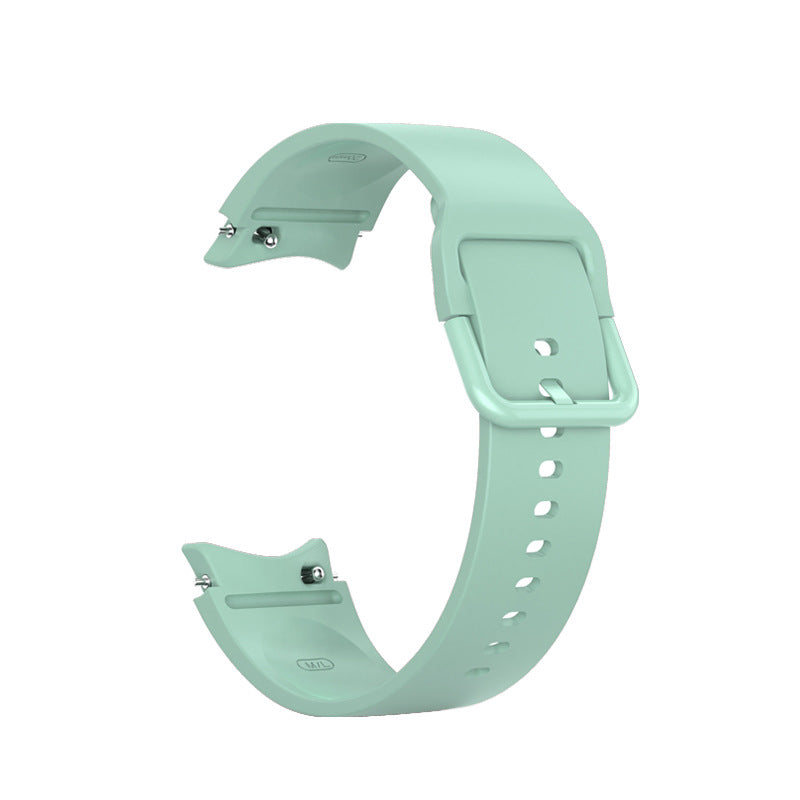 SYSTEM-S 20 mm silicone strap for Samsung Galaxy Watch 5 4 Smartwatch in green