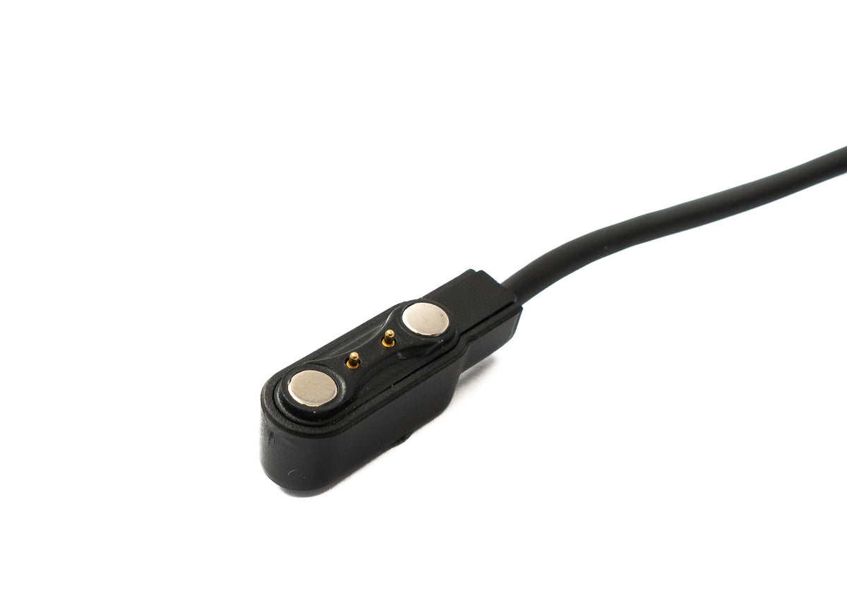 USB 2.0 Kabel 100 cm Ladekabel für Realme TechLife DIZO Watch R in Schwarz | System-S