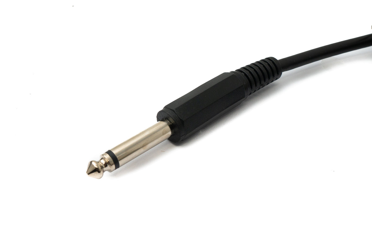 SYSTEM-S Audio Cable 180 cm 6.35 mm Jack Plug to BNC Plug AUX in Black