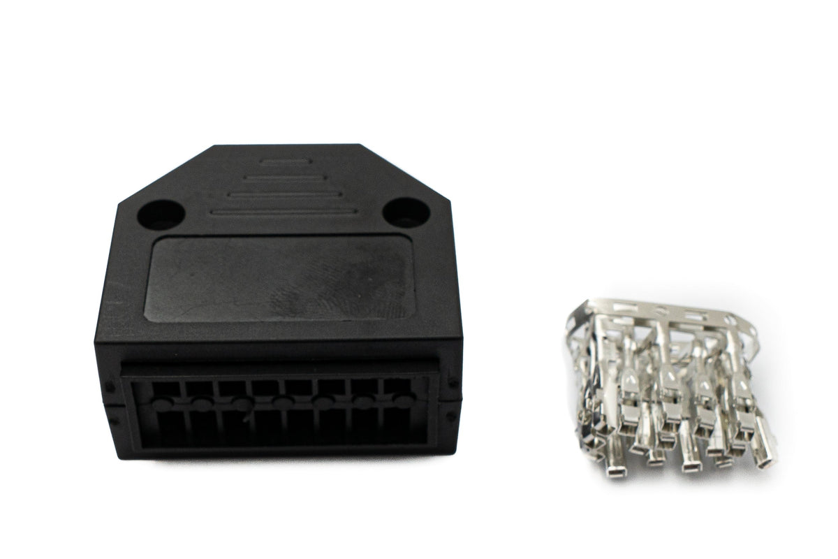 SYSTEM-S OBD Adapter OBD 2 16 pin Buchse Anschluss Kabel in Schwarz für Auto Diagnose - DREIKS