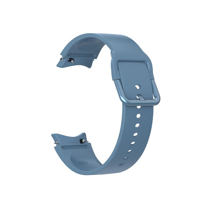 SYSTEM-S 20 mm silicone strap for Samsung Galaxy Watch 5 4 Smartwatch in blue