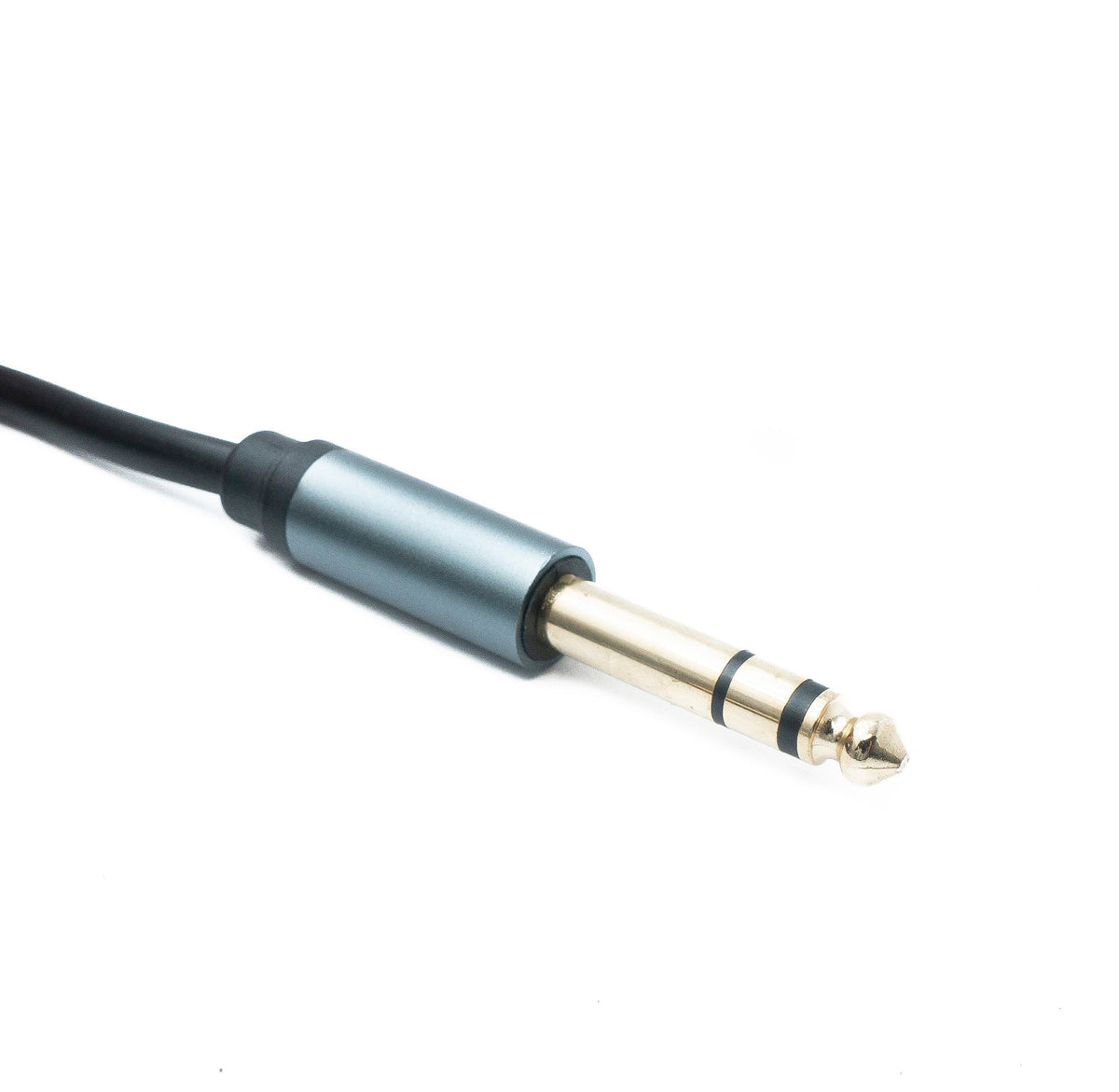 Audio Klinke Kabel 3 m AUX 6,35 mm 3 polig TRS Stecker zu Stecker Adapter | System-S