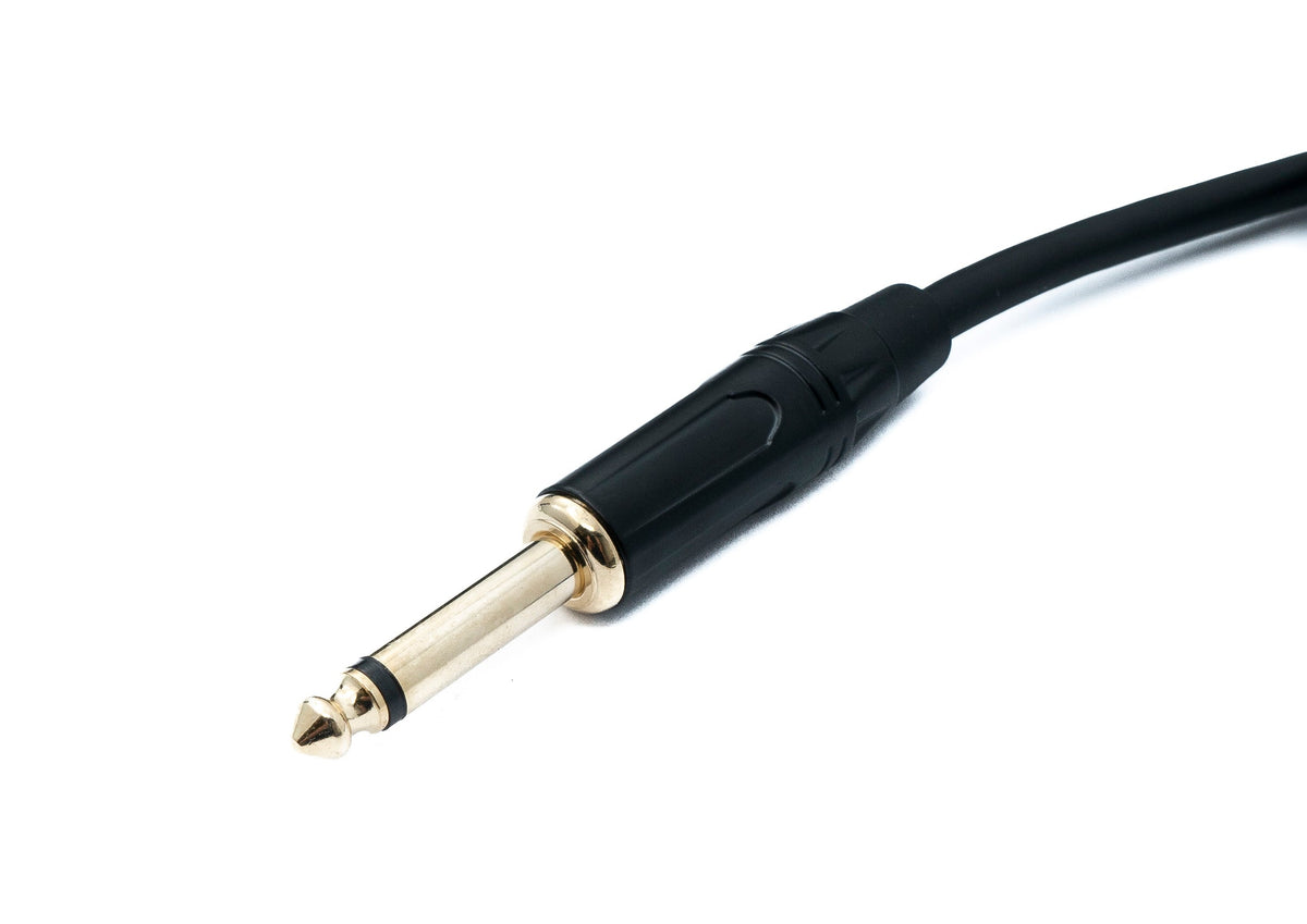 SYSTEM-S Audio jack cable 50 cm 6.35 mm 2-pin plug to plug AUX