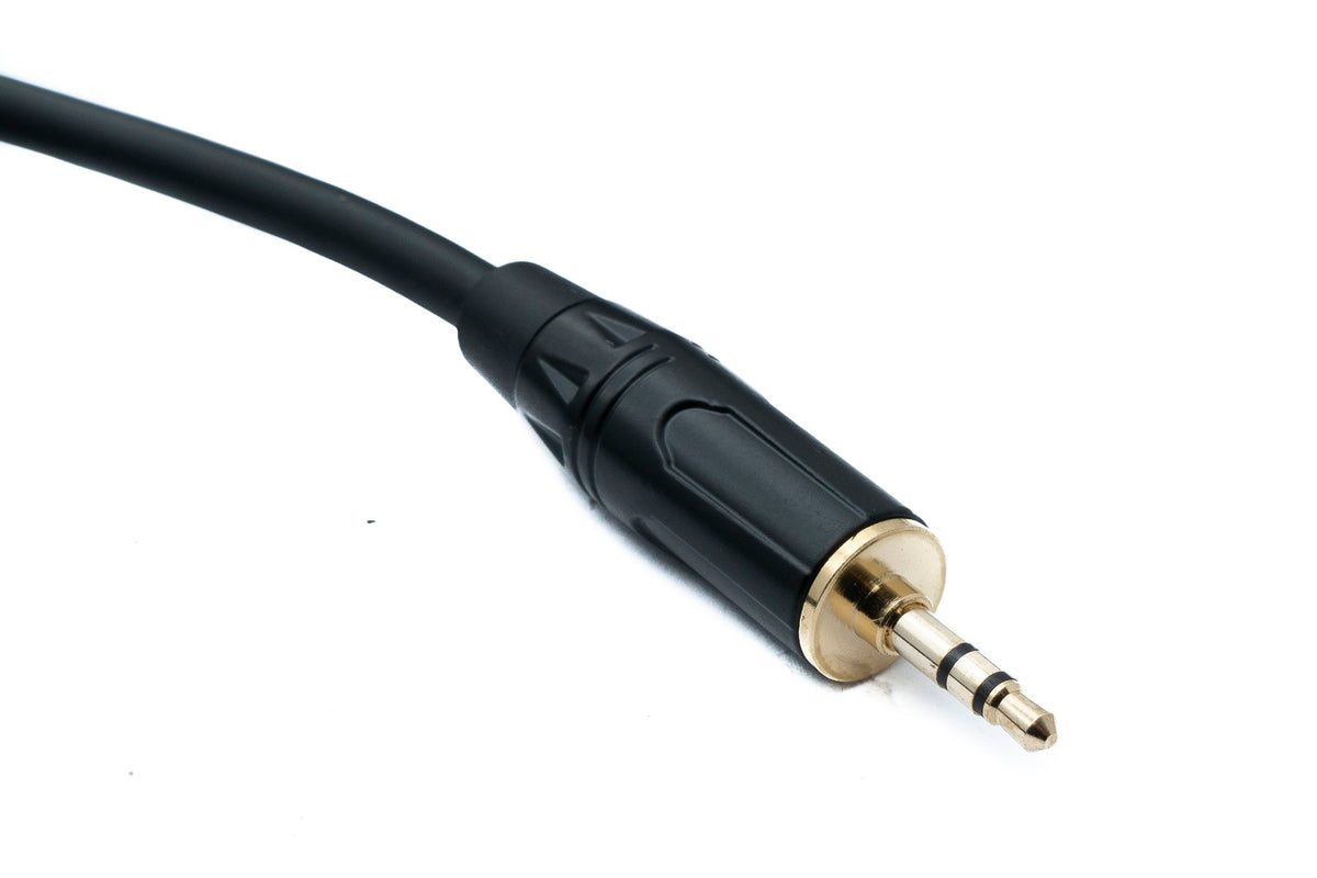 SYSTEM-S Audio jack cable 100 cm 3.5 mm 3-pin plug to plug AUX