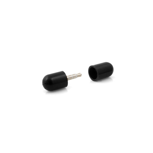 Mini Mikrofon Microphone Stereo Plug & Play in Schwarz für Smartphone Tablet PC PDA | System-S