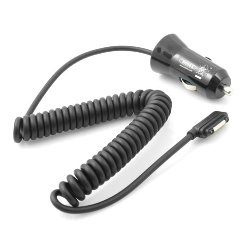 Auto KFZ Ladegerät Zigarettenazünder USB Spiralkabel Ladekabel für Sony Xperia Z1 Xperia Z2 Compact | System-S