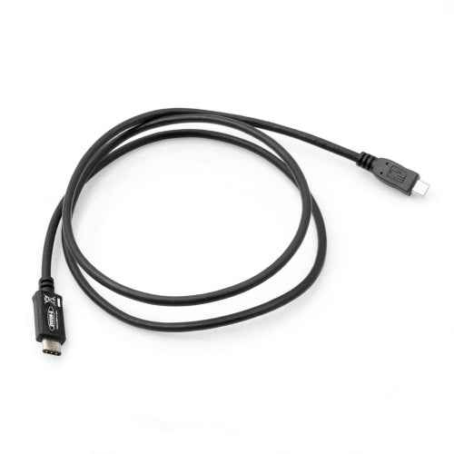 System-S USB 3.1 Type C (male) zu USB Micro B (male) Datenkabel Ladekabel Kabel Verlängerung (ca. 100 cm) - DREIKS
