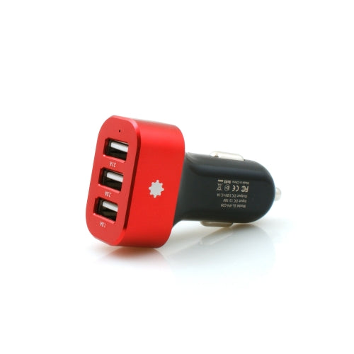 System-S Universal Car Charger 3 Port (3x USB A) triple power supply distributor