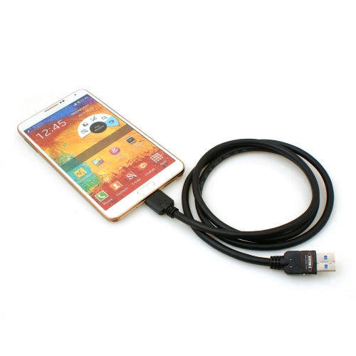 System-S Micro USB 3.0 Kabel Datenkabel und Ladekabel 100 cm - DREIKS
