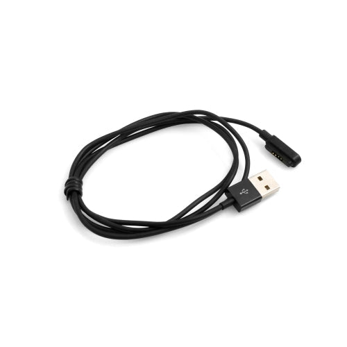 System-S Magnet USB Kabel magnetisches Ladekabel auf USB A für Asus Zenwatch 2 - DREIKS