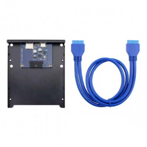 SYSTEM-S Front Panel USB 3.0 Type-A & USB 3.1 Typ-C Dual Port für 3,5 Zoll Laufwerke - DREIKS