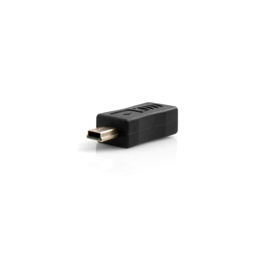 SYSTEM-S Mini USB Stecker auf Micro USB Eingang Adapter OTG Host Cable Flash Drive Verbindung für Smartphone Handy Tablet PC - DREIKS