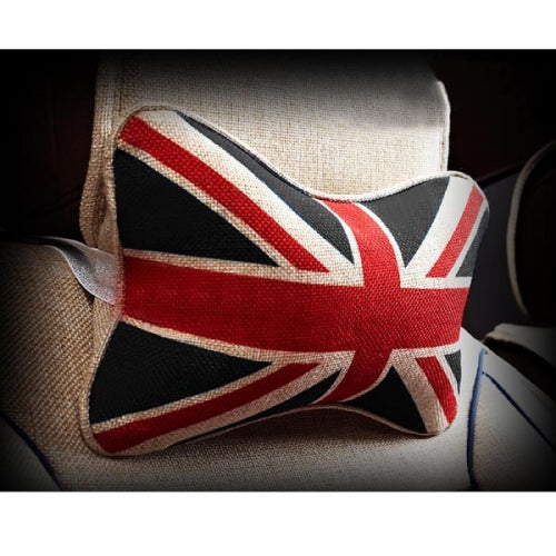 SYSTEM-S KFZ Auto Kopfkissen Nackenkissen Kissen Kopfstütze United Kingdom Style - DREIKS