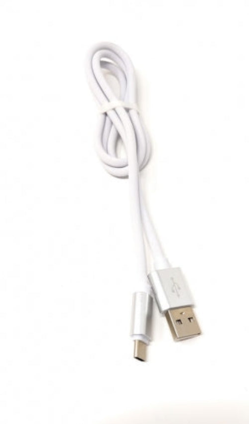SYSTEM-S USB Kabel 3.1 Typ C zu 2.0 A 90 cm High-Speed Quick Charge 6.5A (Max) weiß - DREIKS