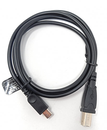 USB 2.0 Kabel 95 cm Micro B Stecker zu Typ B Stecker in Schwarz | System-S