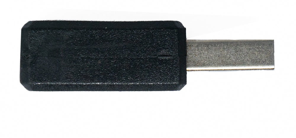 SYSTEM-S USB 2.0 Adapter Type A Male to Mini Female Cable in Black