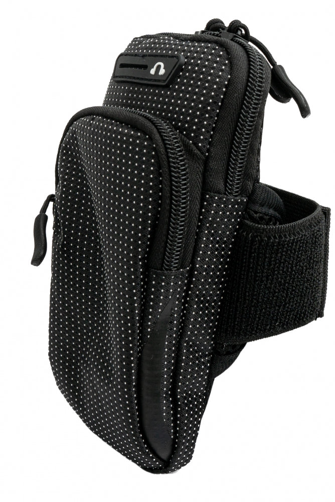 SYSTEM-S Bag Protective Bag Arm Bag Outdoor Jogging Black for Smartphone MP3 Player