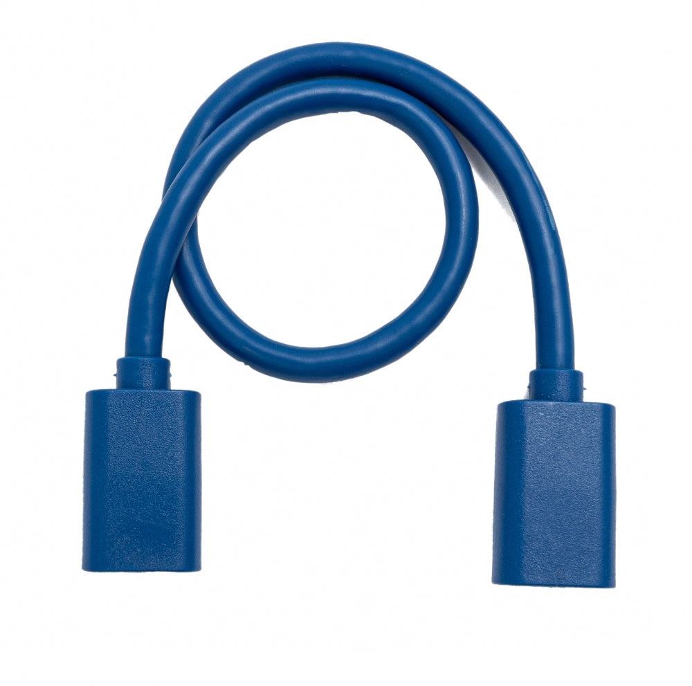 USB 3.0 Kabel 30 cm Typ A Buchse zu Buchse in Blau | System-S