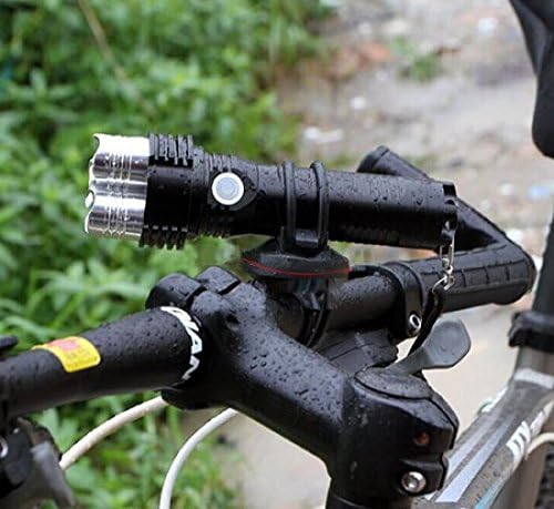 System-S Fahrrad-Licht Halterung Befestigung Taschenlampen Halter 360° rotierbar - DREIKS