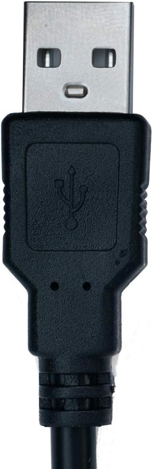 SYSTEM-S USB 2.0 Kabel 5 m Typ B Stecker zu Typ A Stecker Kabel Ladekabel in Schwarz - DREIKS