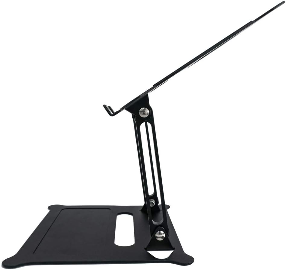 SYSTEM-S Ständer einstellbar zur Kühlung aus Metall in Schwarz für Notebook Laptop - DREIKS
