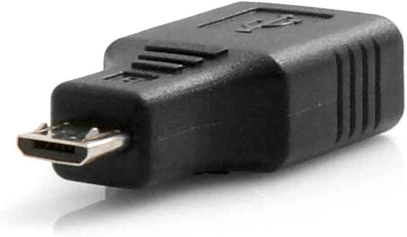 SYSTEM-S OTG Adapter USB A Eingang zu Micro USB Stecker Adapter Stecker On-The-Go Host Kabel - DREIKS