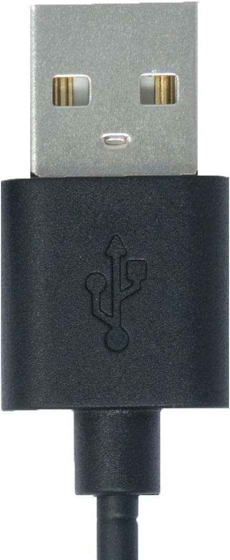 USB 2.0 Kabel in Schwarz Ladekabel für Xiaomi Amazfit GTR 2 GTS 2 Pop und Zepp E | System-S