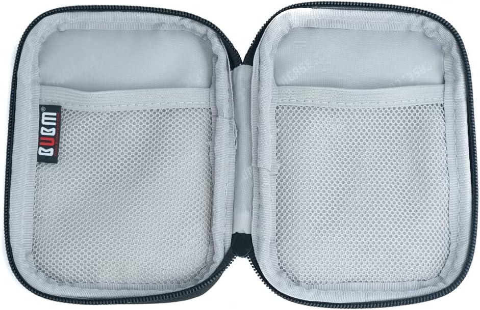 SYSTEM-S Schutztasche gepolstert Spritzwasser geschützt Tasche Case Schwarz für Powerbank Kopfhörer - DREIKS