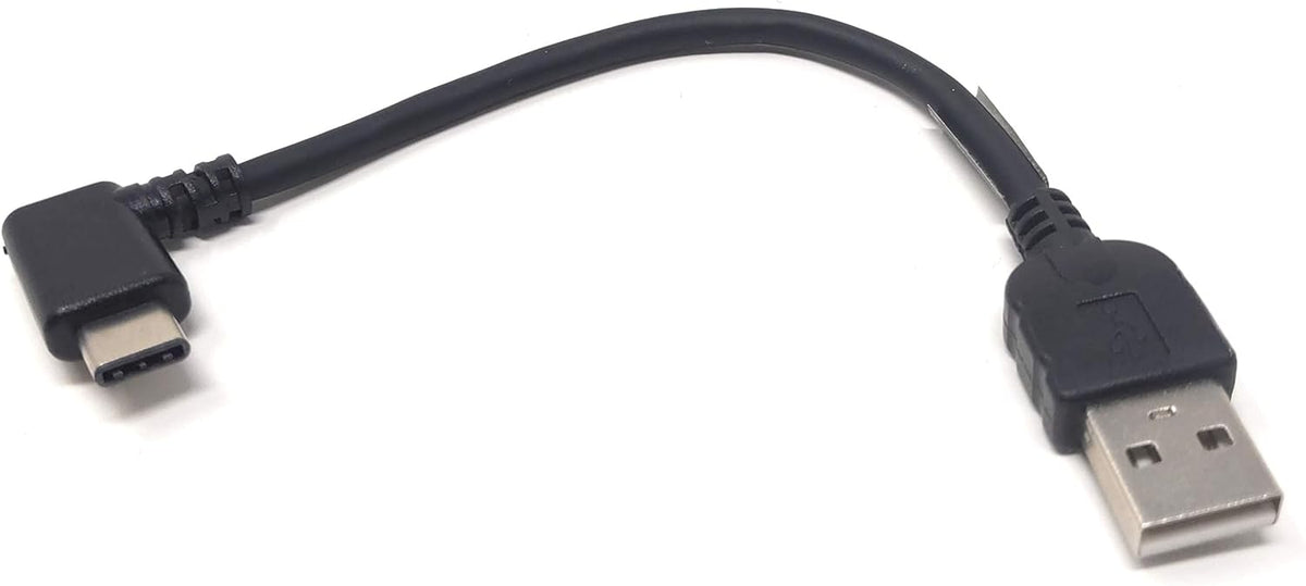 System-S USB 3.1 Typ C 90° Gewinkelt zu USB 2.0 A Kabel 10 cm - DREIKS