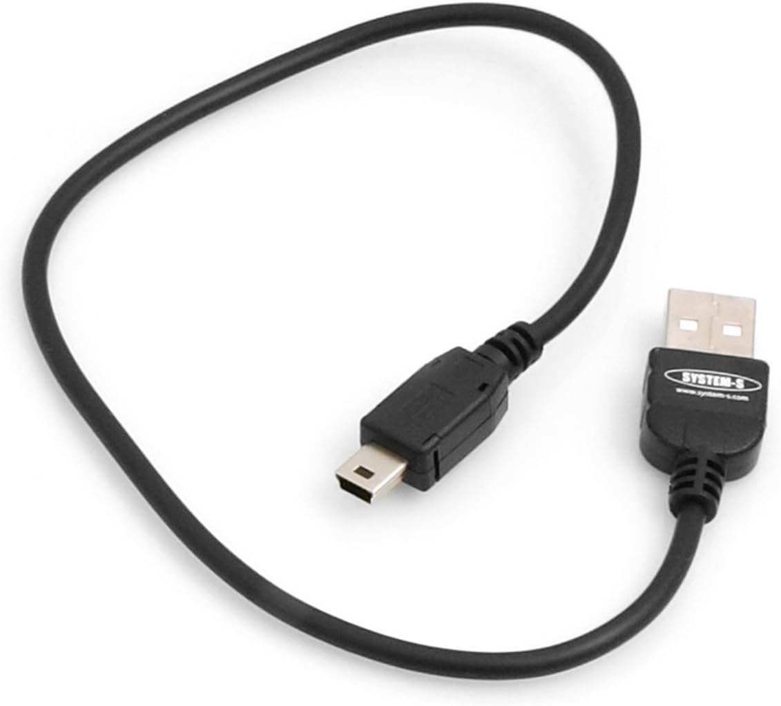 Mini USB Kabel Adapter Datenkabel und Ladekabel 30cm | System-S