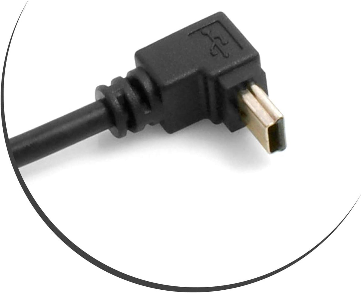 System-S Mini USB Kabel auf Mini USB Abwärts Winkel 27 cm - DREIKS