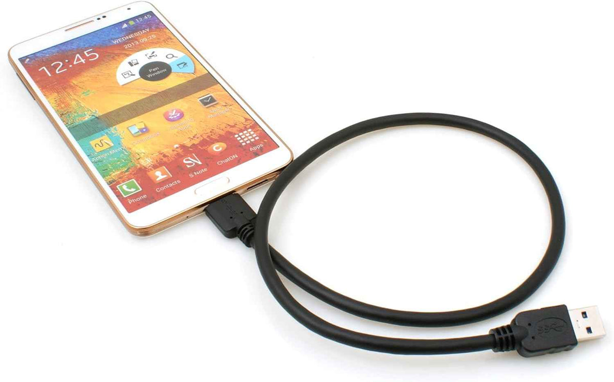 System-S Micro USB 3.0 Kabel Datenkabel und Ladekabel 50 cm - DREIKS