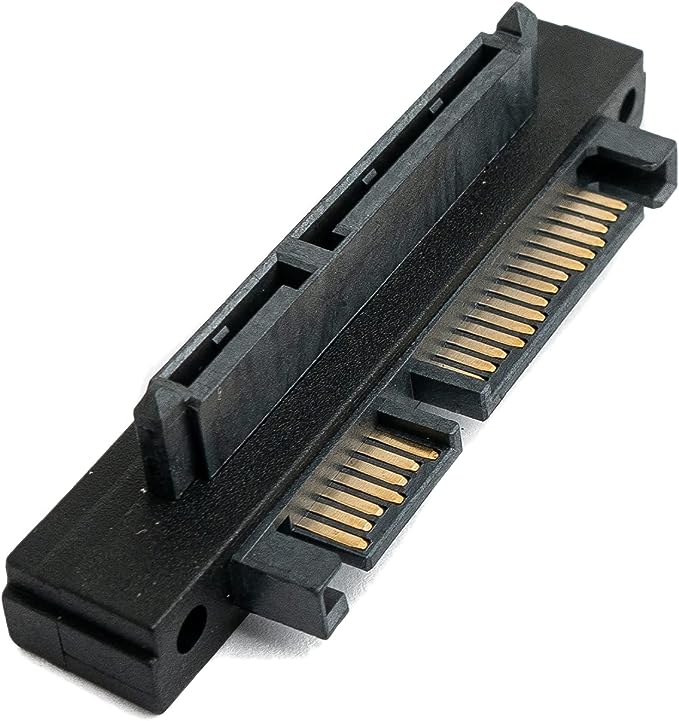 SYSTEM-S SATA Adapter 22Pin Buchse zu Stecker Winkel Kabel für Mainboard - DREIKS