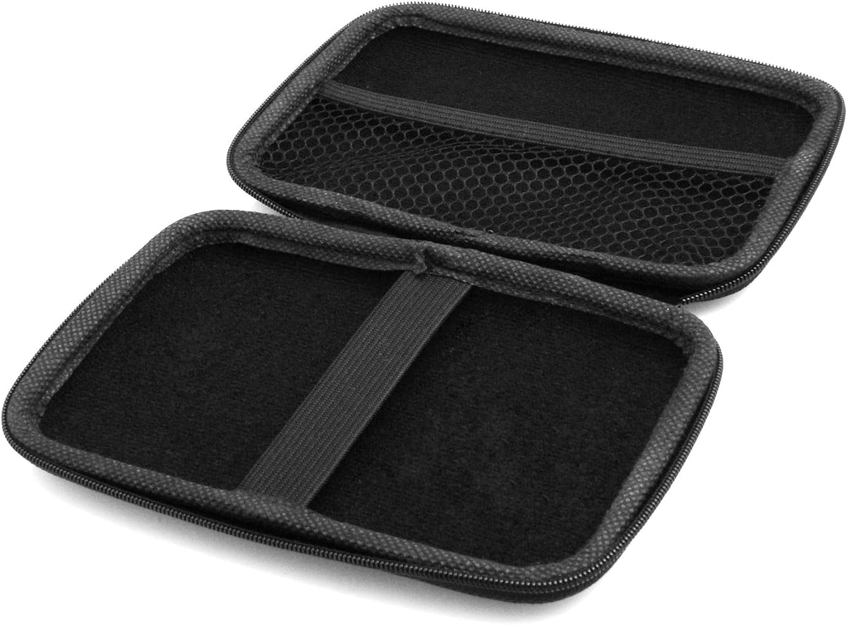 System-S stoßsicheres Kabelschutz Reißverschluss Etui (ca.2 cm x 9 cm x 15 cm) Tasche Box Hülle für Mp3 Player Kopfhörer Smartphone - DREIKS