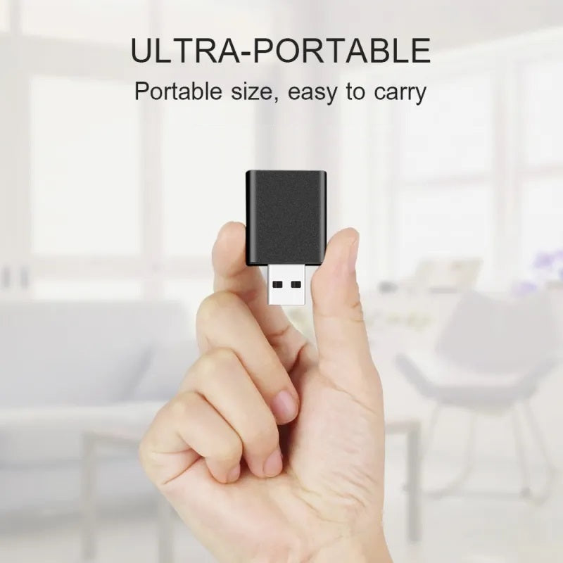 Externe Soundkarte USB-Audio-Adapter 7.1 3D Virtual Surround Sound Aluminium