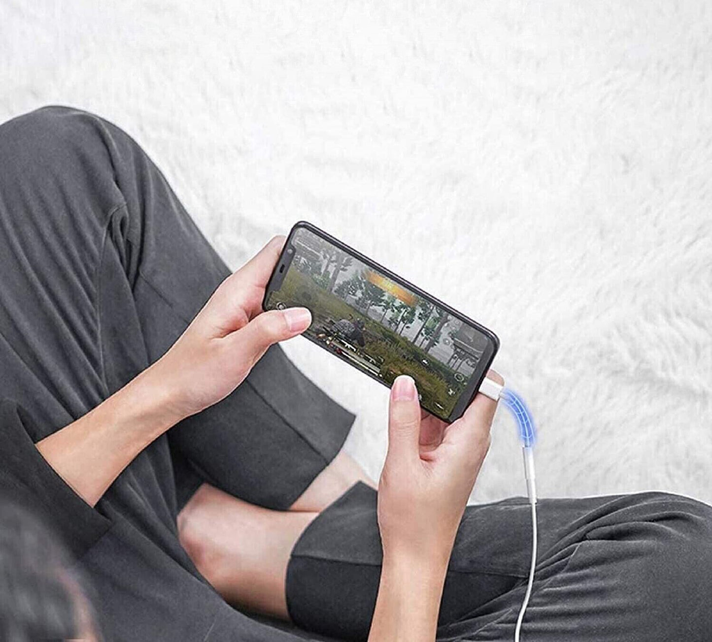 AUX 3,5-mm-Buchse auf 8-poliges iPhone-Audio-Adapterkabel