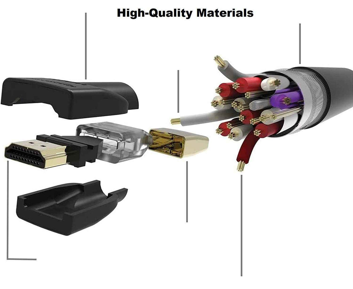 DP zu HDMI Adapter Kabel DP auf HDMI DisplayPort Stecker auf HDMI Buchse 4Kx2K - DREIKS