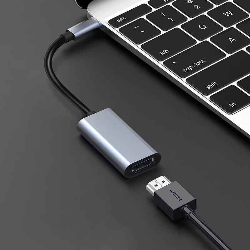 USB-C zu HDMI Adapter 4K UHD Typ C auf HDMI für Samsung Galaxy Huawei Xiaomi TV - DREIKS