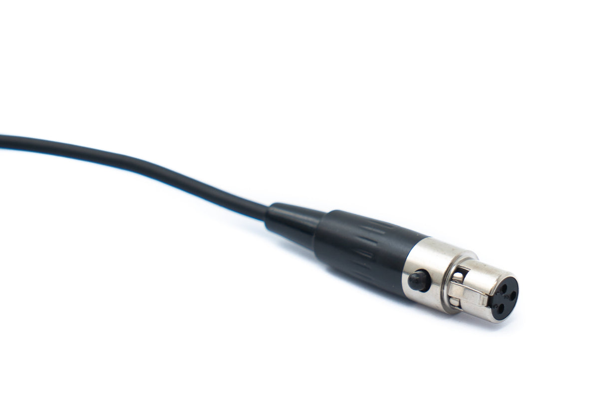 SYSTEM-S Audio Cable 150cm Mini XLR 3-pin female to XLR 3-pin male Black