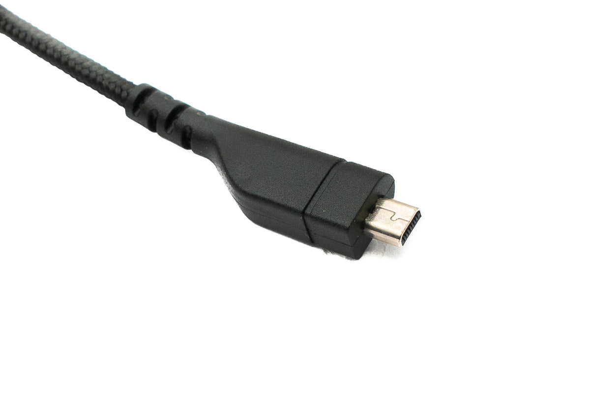 SYSTEM-S replacement cable 2 m AUX jack 3.5mm plug for SteelSeries Arctis 7 5 3 Pro headsets angle